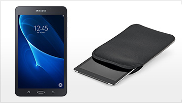 Tablette Galaxy noir 7’’ + Housse