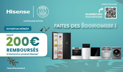 ODR Electroménager Hisense pouvoir d achat
