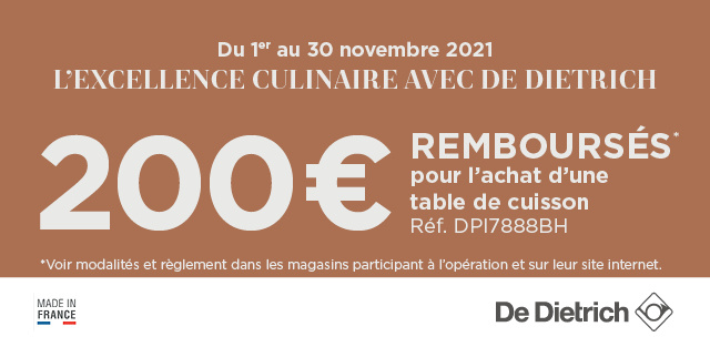 DE DIETRICH - l’excellence culinaire