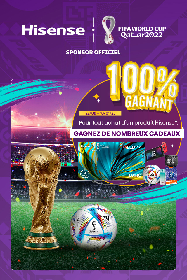 Accueil HISENSE Offres de remboursement et jeux concours