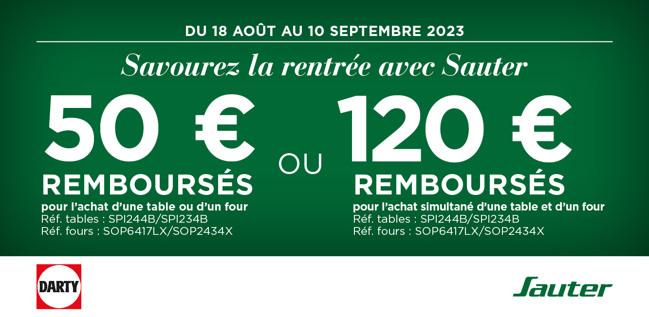 SAUTER - SAVOUREZ LA RENTREE
