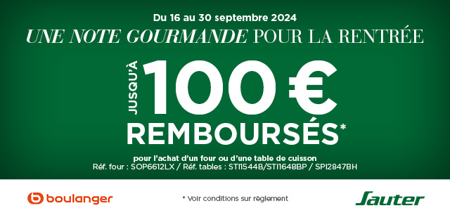 Sauter-Une note gourmande pour la rentrée 24