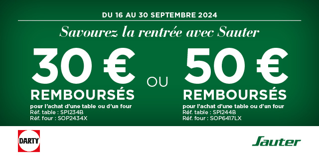 SAUTER - Savourez la rentrée 24
