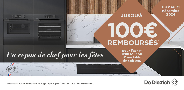 DE DIETRICH - UN REPAS DE CHEF POUR LES FETES 2024