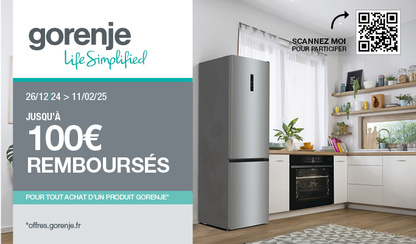 GORENJE ART MENAGER SOLDES HIVER