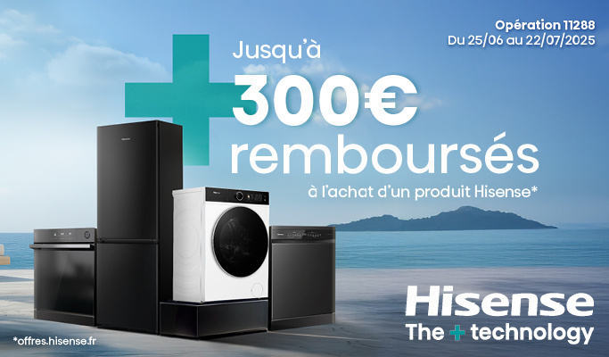 ELECTROMENAGER HISENSE SOLDES