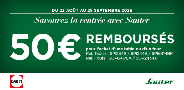 SAUTER - Savourez la rentrée 2025