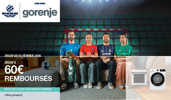 OFFRE DE REMBOURSEMENT GORENJE SOLDES HIVER HANDBALL