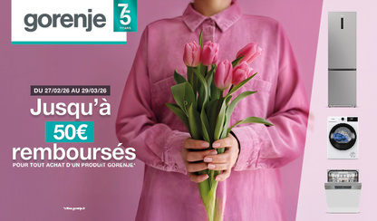 OFFRE DE REMBOURSEMENT GORENJE Mars
