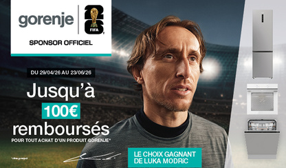 OFFRE DE REMBOURSEMENT GORENJE Luka Modric